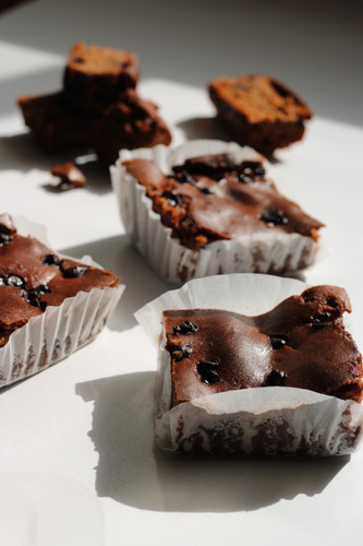 براونی های پروتئینی