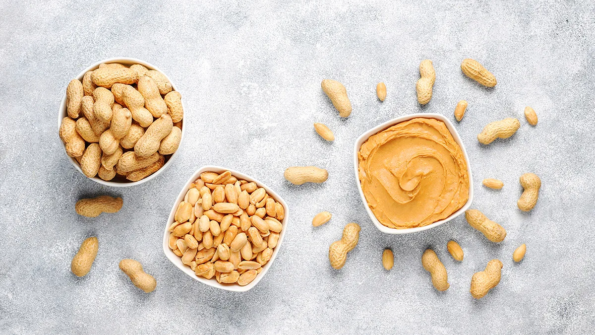 کره بادام زمینی رژیمی و خالص